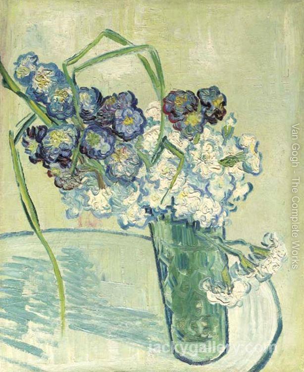 Nature morte, vase avec oeillets, Van Gogh painting